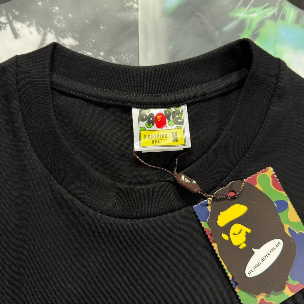 BAPE ABC Camo Big Ape Head Tee ‘Black’ - Picture 8 of 8